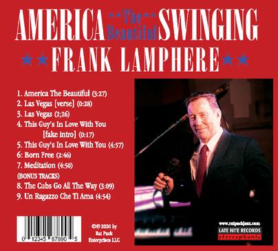 America the Beautiful Swinging Frank Lamphere CD rear cover